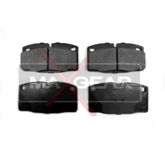 Jeu de 4 plaquettes de frein avant MAXGEAR 19-0458