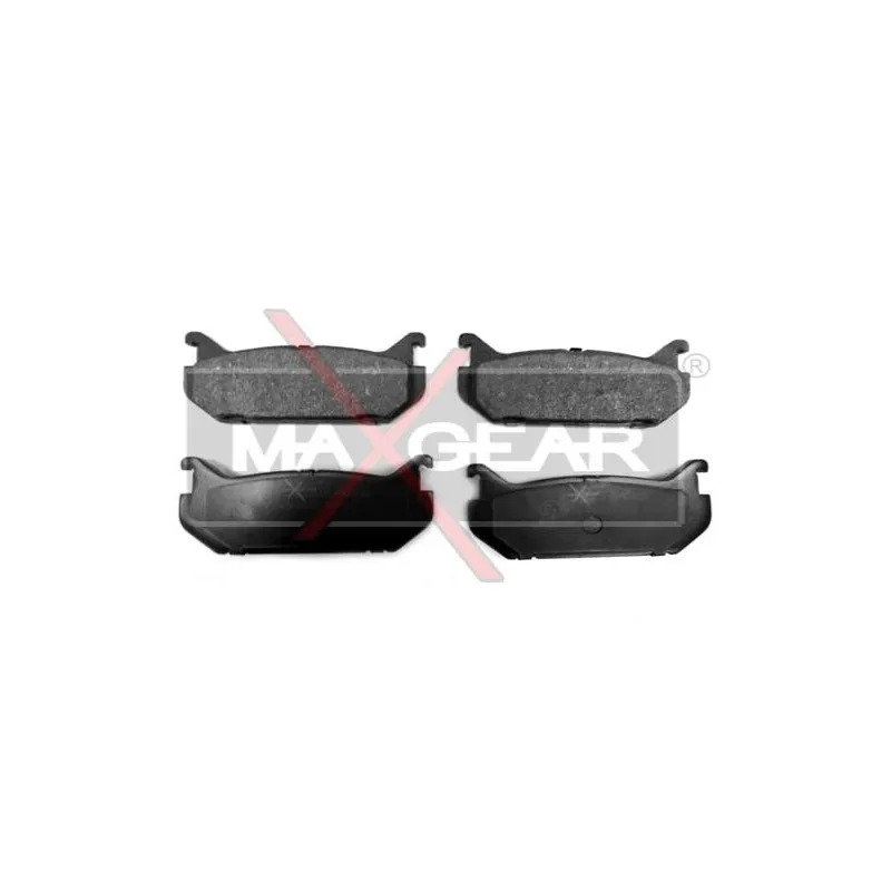 Jeu de 4 plaquettes de frein arrière MAXGEAR 19-0460