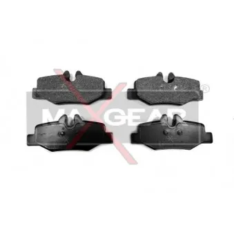Jeu de 4 plaquettes de frein arrière MAXGEAR 19-0461