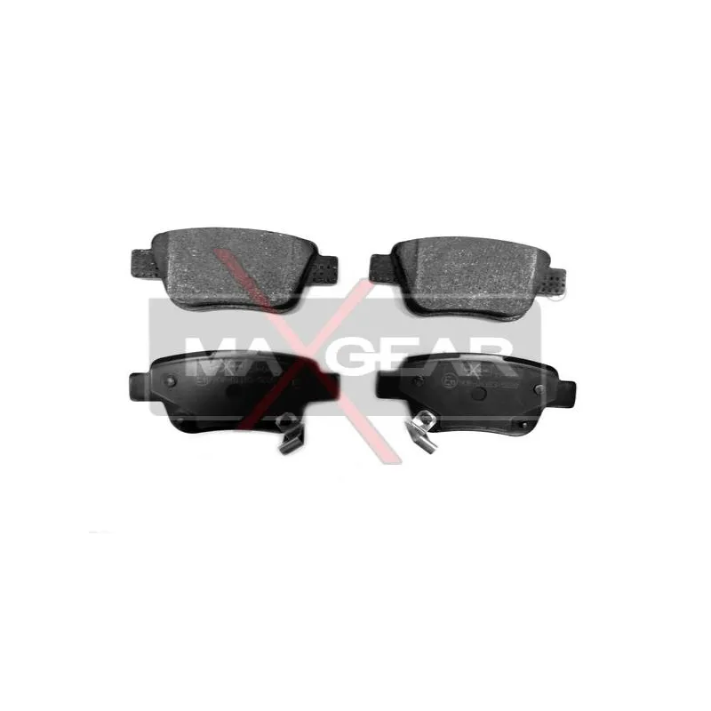 Jeu de 4 plaquettes de frein arrière MAXGEAR 19-0462