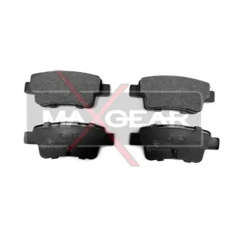 Jeu de 4 plaquettes de frein arrière MAXGEAR 19-0463