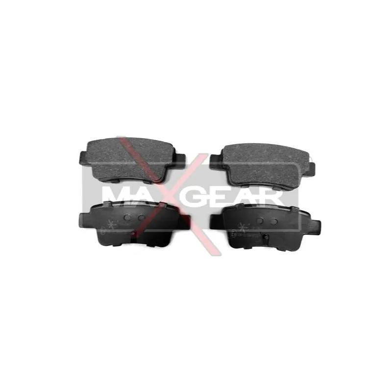 Jeu de 4 plaquettes de frein arrière MAXGEAR 19-0463