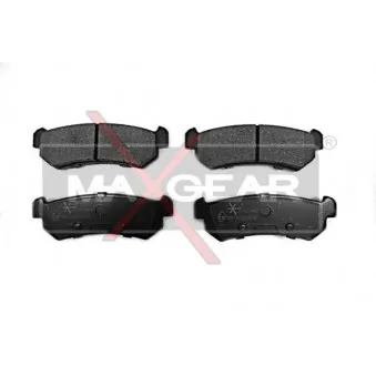 Jeu de 4 plaquettes de frein arrière MAXGEAR 19-0467