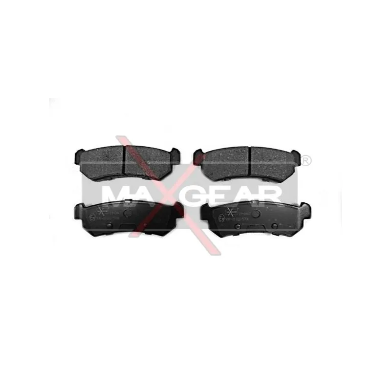 Jeu de 4 plaquettes de frein arrière MAXGEAR 19-0467