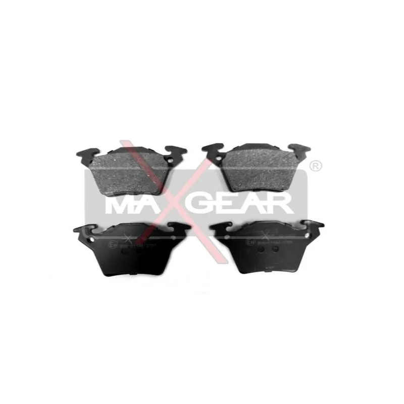 Jeu de 4 plaquettes de frein arrière MAXGEAR 19-0469