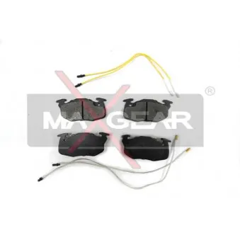 Jeu de 4 plaquettes de frein avant MAXGEAR 19-0470