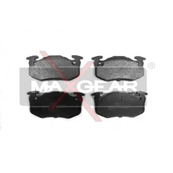 Jeu de 4 plaquettes de frein avant MAXGEAR 19-0473
