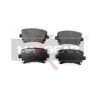Jeu de 4 plaquettes de frein arrière MAXGEAR 19-0475