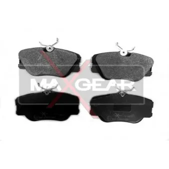 Jeu de 4 plaquettes de frein avant MAXGEAR 19-0479
