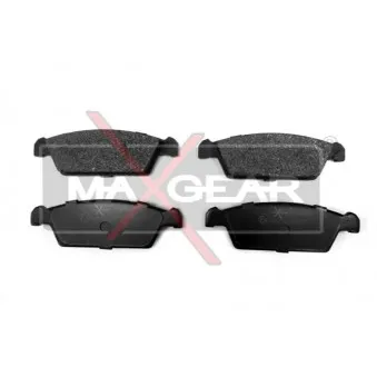 Jeu de 4 plaquettes de frein avant MAXGEAR 19-0480