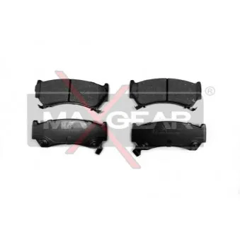 Jeu de 4 plaquettes de frein avant MAXGEAR 19-0481