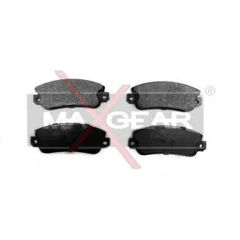 Jeu de 4 plaquettes de frein avant MAXGEAR 19-0482