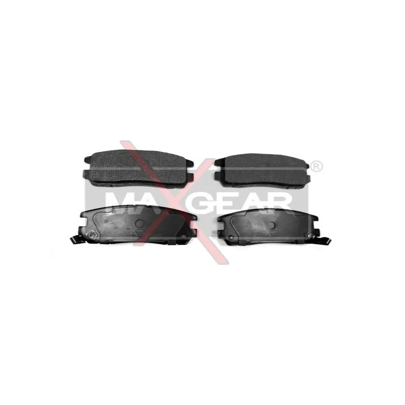 Jeu de 4 plaquettes de frein arrière MAXGEAR 19-0483