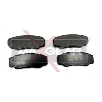 Jeu de 4 plaquettes de frein arrière MAXGEAR 19-0485