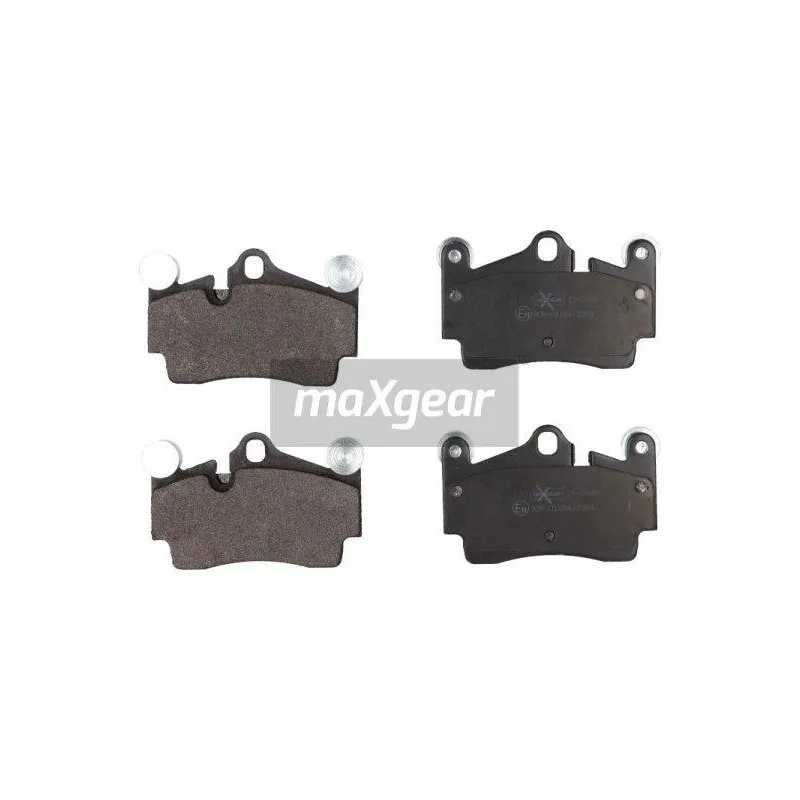 Jeu de 4 plaquettes de frein arrière MAXGEAR 19-0488