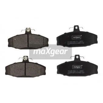 Jeu de 4 plaquettes de frein avant MAXGEAR 19-0490