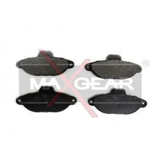 Jeu de 4 plaquettes de frein avant MAXGEAR 19-0493