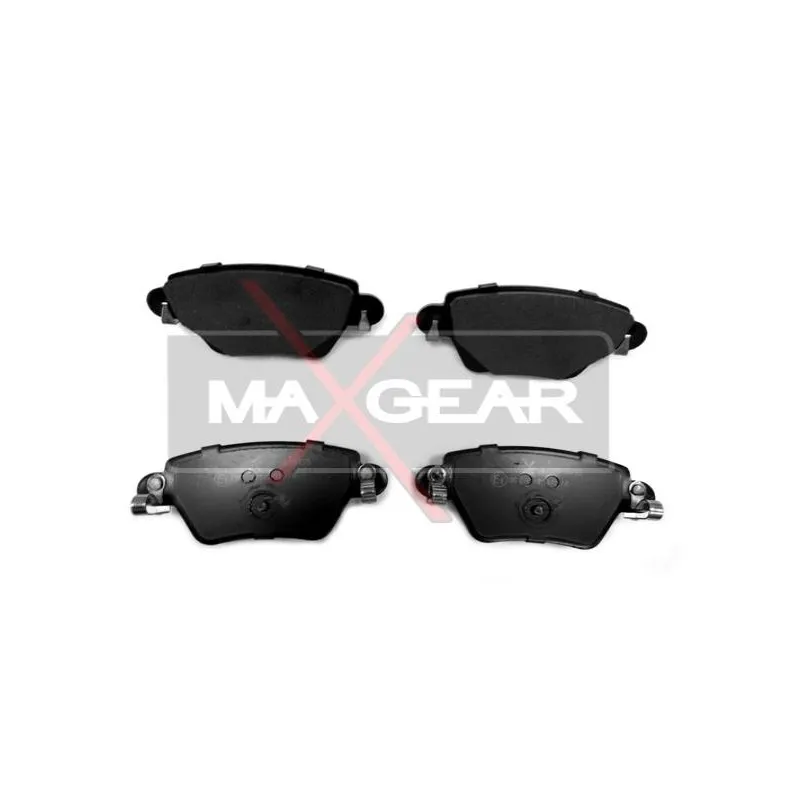 Jeu de 4 plaquettes de frein arrière MAXGEAR 19-0495