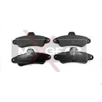 Jeu de 4 plaquettes de frein arrière MAXGEAR 19-0496