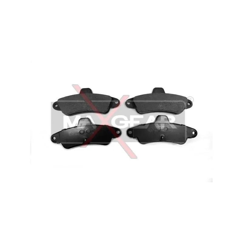 Jeu de 4 plaquettes de frein arrière MAXGEAR 19-0496