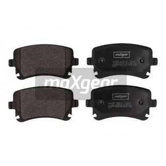 Jeu de 4 plaquettes de frein arrière MAXGEAR 19-0497