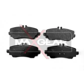 Jeu de 4 plaquettes de frein avant MAXGEAR 19-0498