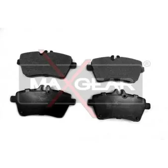 Jeu de 4 plaquettes de frein avant MAXGEAR 19-0499