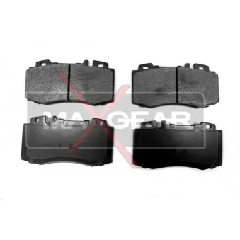 Jeu de 4 plaquettes de frein avant MAXGEAR 19-0500