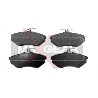 Jeu de 4 plaquettes de frein avant MAXGEAR 19-0504