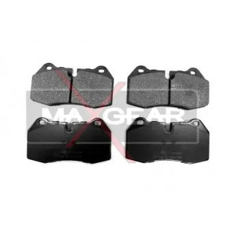 Jeu de 4 plaquettes de frein arrière MAXGEAR 19-0508