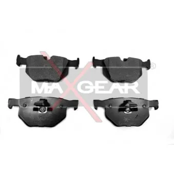 Jeu de 4 plaquettes de frein arrière MAXGEAR 19-0511