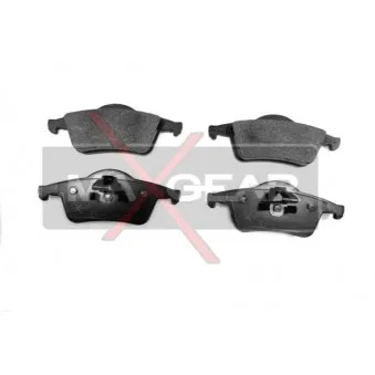 Jeu de 4 plaquettes de frein arrière MAXGEAR 19-0512