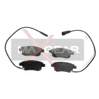 Jeu de 4 plaquettes de frein arrière MAXGEAR 19-0520