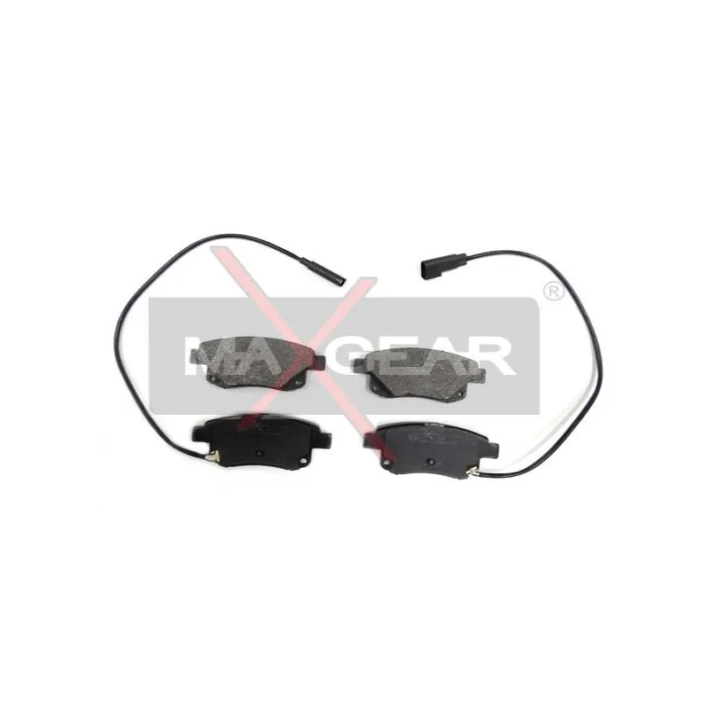 Jeu de 4 plaquettes de frein arrière MAXGEAR 19-0520