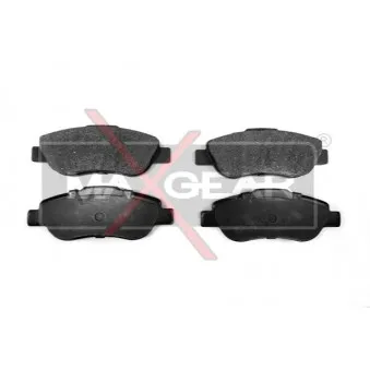 Jeu de 4 plaquettes de frein avant MAXGEAR 19-0521
