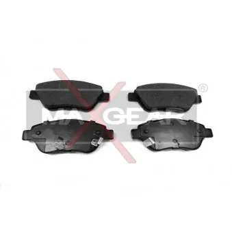 Jeu de 4 plaquettes de frein avant MAXGEAR 19-0522