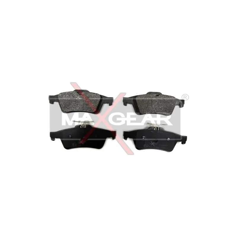 Jeu de 4 plaquettes de frein arrière MAXGEAR 19-0523