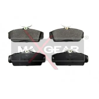 Jeu de 4 plaquettes de frein avant MAXGEAR 19-0532
