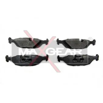 Jeu de 4 plaquettes de frein arrière MAXGEAR 19-0533