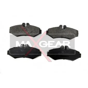 Jeu de 4 plaquettes de frein arrière MAXGEAR 19-0534