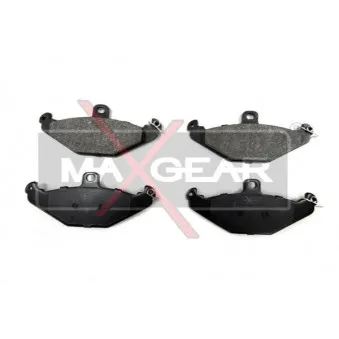 Jeu de 4 plaquettes de frein arrière MAXGEAR 19-0535