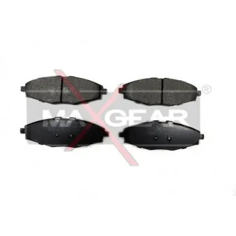 Jeu de 4 plaquettes de frein avant MAXGEAR 19-0536