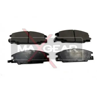 Jeu de 4 plaquettes de frein avant MAXGEAR 19-0537