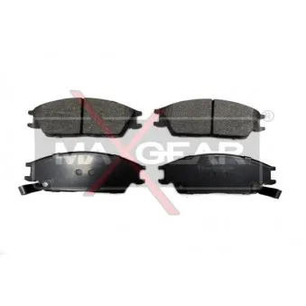 Jeu de 4 plaquettes de frein avant MAXGEAR 19-0538