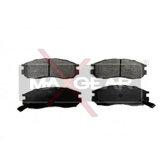 Jeu de 4 plaquettes de frein avant MAXGEAR 19-0539