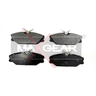 Jeu de 4 plaquettes de frein avant MAXGEAR 19-0542