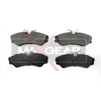 Jeu de 4 plaquettes de frein avant MAXGEAR 19-0546