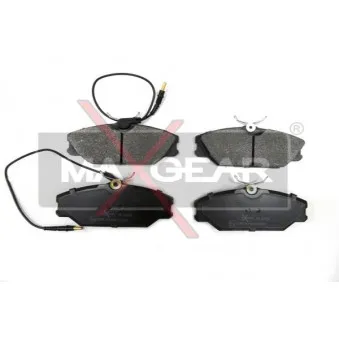 Jeu de 4 plaquettes de frein arrière MAXGEAR 19-0548