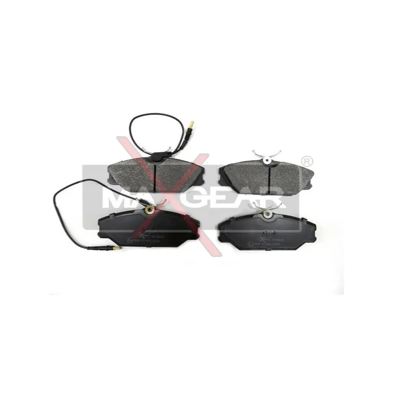 Jeu de 4 plaquettes de frein arrière MAXGEAR 19-0548