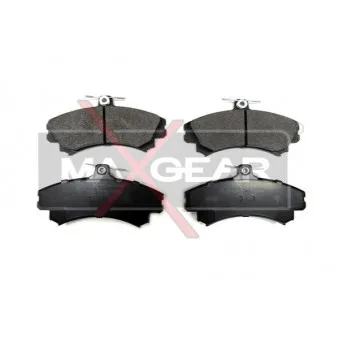 Jeu de 4 plaquettes de frein avant MAXGEAR 19-0550